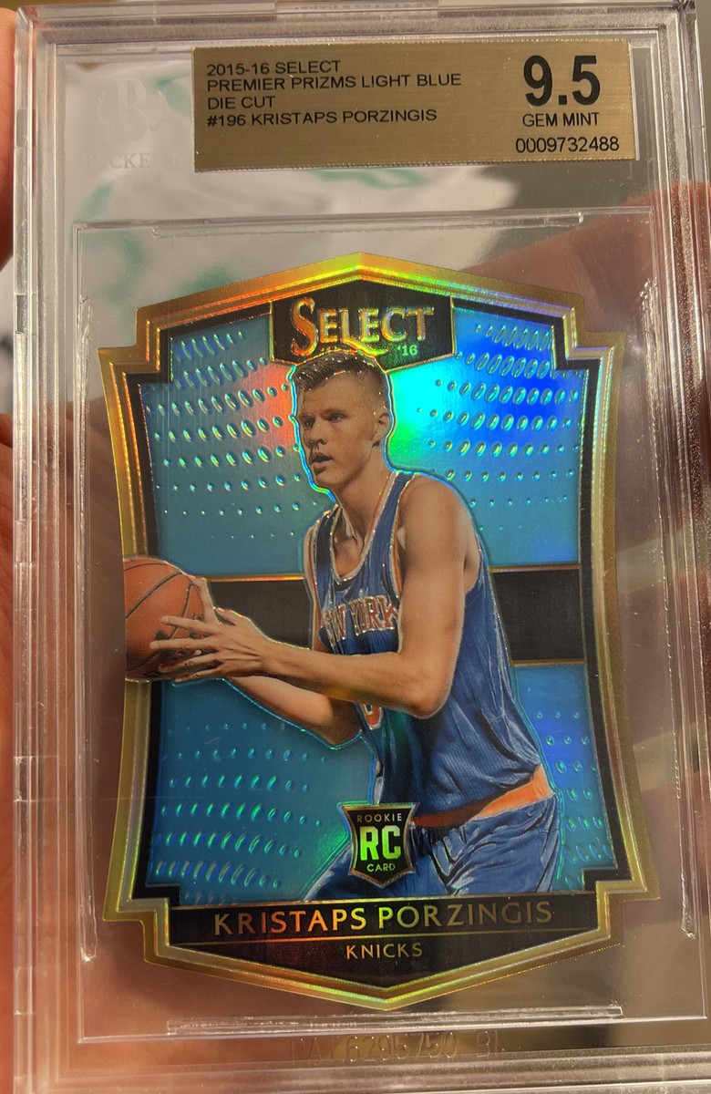 その他 NBA Kristaps Porzingis Select RC Prizm PSA 9 2015 Panini Select Kristaps Porzingis Silver Prizm
