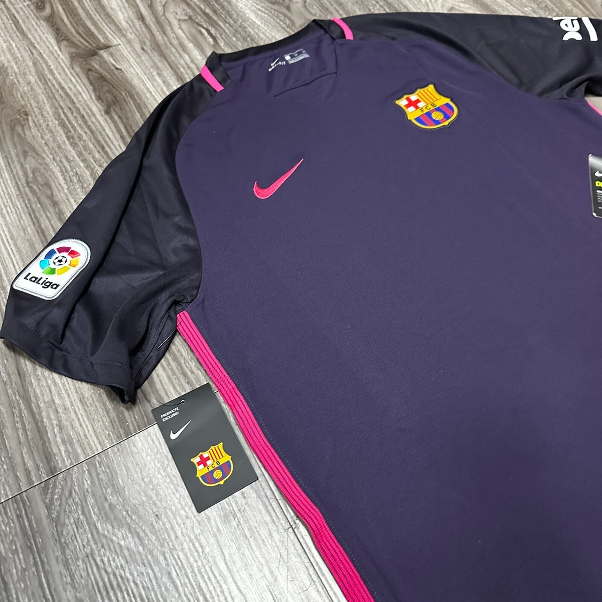 NIKE 2016-17 #10 MESSI BARCELONA AWAY JERSEY MENS DEEP