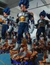 LIFE SIZE Vegeta 1:1 Scale Dragon Ball Z GT Super Resin Super Saiyan Blue Statue