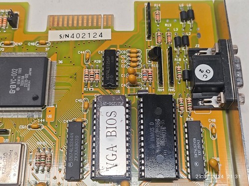 1989 RARE 8-Bit ISA VGA Card Gemini VC-002 256 KB DRAM - Picture 2 of 7