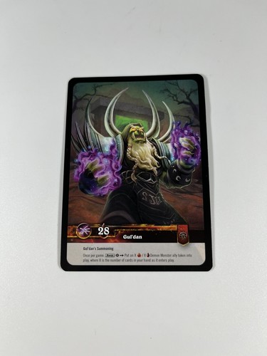 Gul'dan World of Warcraft TCG Timewalkers Foil Hero Card - Picture 2 of 6