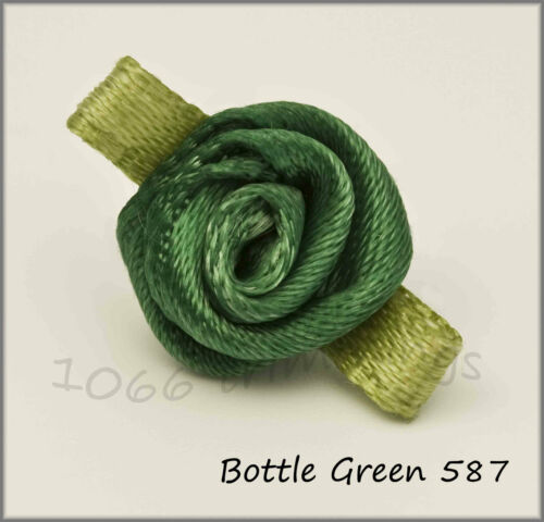 Small Satin or Lurex Ribbon Roses - Picture 40 of 53