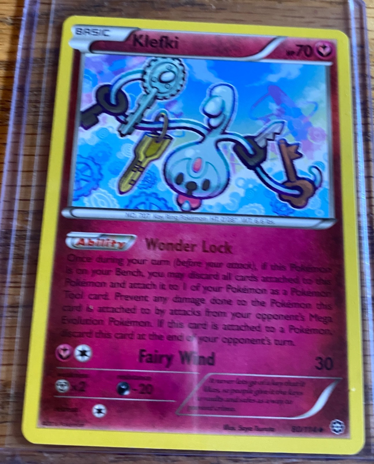Klefki 80/114 - Steam Siege - Uncommon - Pokemon Card - LP
