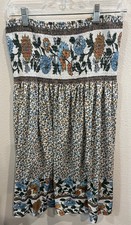 Strapless Dress Size XL Colorful, Boho Floral summer spring Festival NWOT