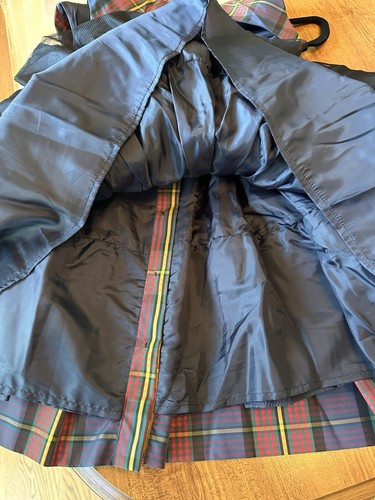 Ralph Lauren Blue Label Girls Taffeta Plaid Dress Size 16 - Picture 10 of 16