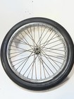 21” x 2.5” Spool Hub Front Chopper Wheel With Yokohama Tire Vintage Patina