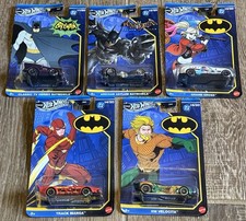 2025 Hot Wheels Batman Silver Series Set 11-15 1:64 Scale Diecast Cars Batmobile