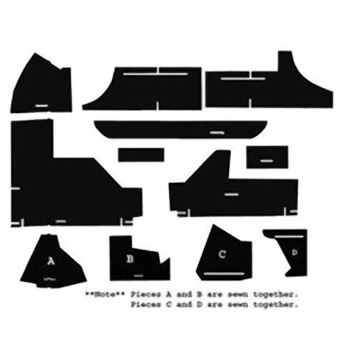 Cab Foam Cab Kit without Headliner fits John Deere 4230 4430 4240 4440 RE56686