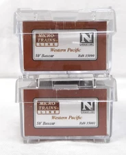 Micro-Trains Line N Scale Special Run Western Pacific 50' Box Car, #35001, 35090