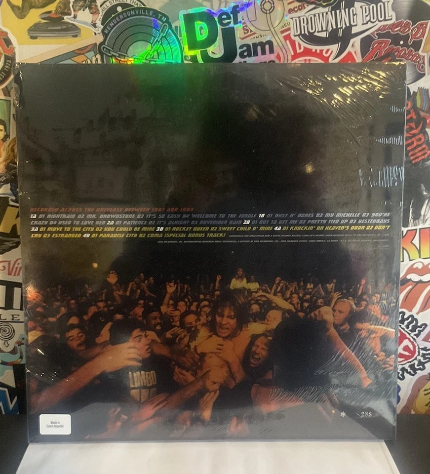 GUNS N ROSES Live Era 87-93 NEW 4LP PICTURE DISC VINYL/500 W/HYPE STICKER - Image 2 of 3