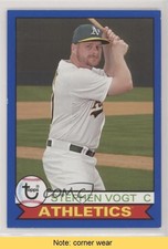 2016 Topps Archives 1979 Design Blue Border 56/199 Stephen Vogt #116 READ 0t2