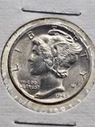 1945 P mercury dime 90% silver coin -NICE SHAPE SEE PHOTOS-ships Ebay Envelope
