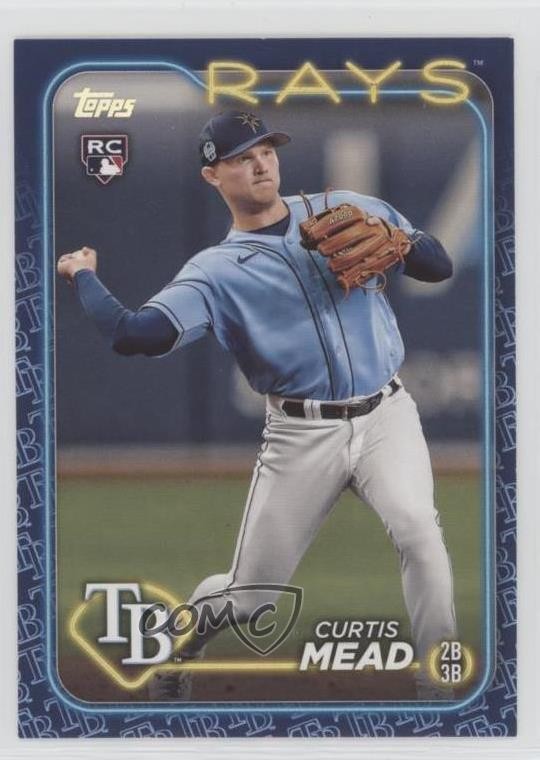 2024 Topps Series 1 Team Color Border Curtis Mead #82 1l14