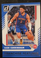 2024-25 Panini Donruss - Franchise Features Cade Cunningham #22 Winter