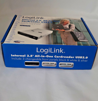 Logilink Card Reader 8.9cm 3,5'' USB Front intern Kartenleser All-in-One