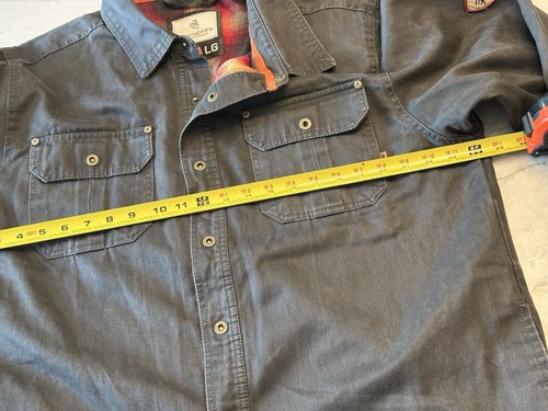 Legendary Whitetails Journeyman Flannel Lined Wax Cotton Shirt Jacket Size L - Picture 9 of 9