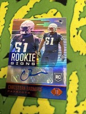 Christian Barmore 2021 Panini Illusions Rookie Signs Autograph #RS-CB Auto RC