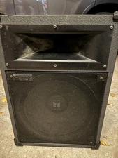 Vintage TOA TS-912 12” 2-Way PA Speaker Cabinet w/ Horn – Japan Made,l w/ cable