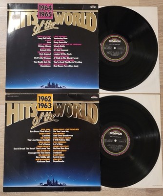 2x LP - Hits Of The World 1962/1963 + 1964/1965  Vinyl Polyphone Germany