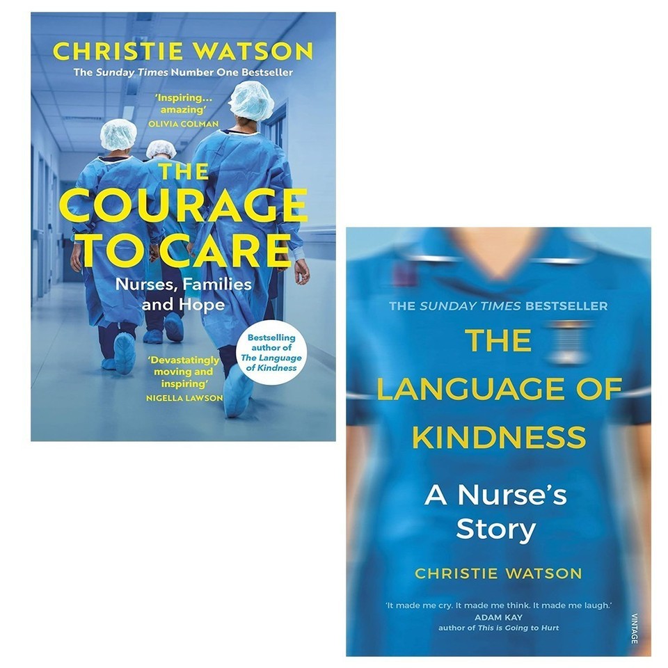 Christie Watson Collection 2 Books Set Language of Kindness,Courage to Care