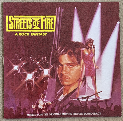 STREETS OF FIRE Soundtrack (1984, German Import) Vinyl LP Record. NEAR MINT
