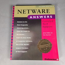 NetWare Answers Certified Tech Support Novell NetWare 3.X  4.X VTG 90s Internet