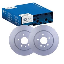 2x HELLA PAGID BREMSSCHEIBEN Ø315mm HINTEN passend für OPEL ZAFIRA VAUXHALL ZAFI