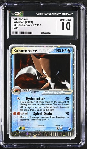 Kabutops ex graded CGC 10 for sale on eBay