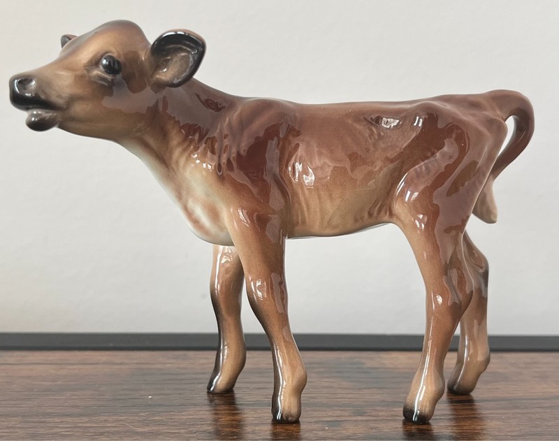Hagen Renaker HR GLossy Vintage DW Jersey Calf Gorgeous!
