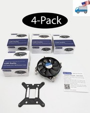 4-Pack HIGH POWER  Low Profile Intel Socket LGA1700 i7/i5/i3/i9 CPU Cooler Fan