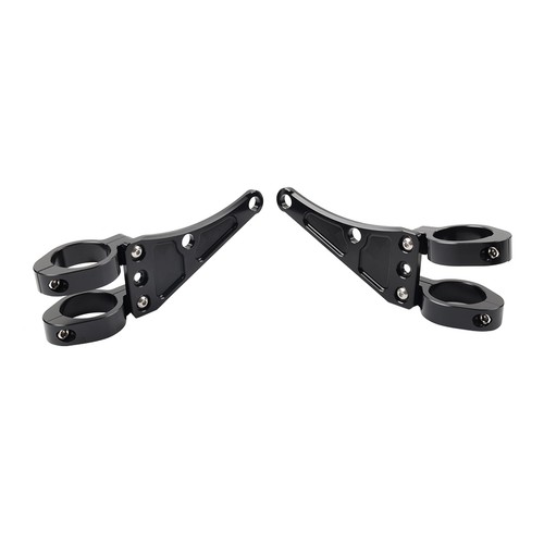 37MM Motorcycle Headlight Bracket Mount Clamp Fork Tube Holder For Harley - Picture 5 of 11