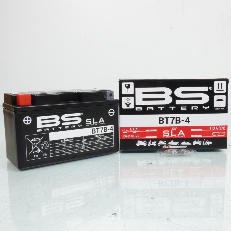 Batterie scooter Yamaha 125 Zuma YT7B-BS BS Battery 2009 2010 2011