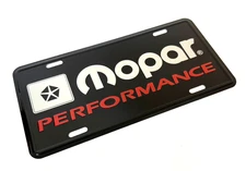 Mopar PERFORMANCE License Plate 70's Dodge Plymouth Cuda Challenger Road Runner