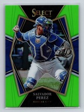 2022 Panini Select - Salvador Perez #181 - Neon Green #/99