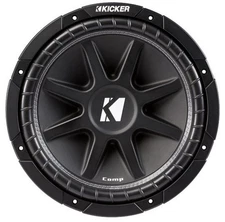 Kicker 12" Loaded Single Vented Design Sub Box With 4 Ohms C10 Subwoofer New