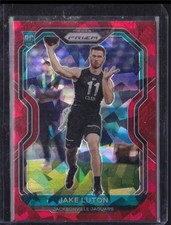 2020 Panini Prizm RED CRACKED ICE Jake Luton Jacksonville Jaguars #354