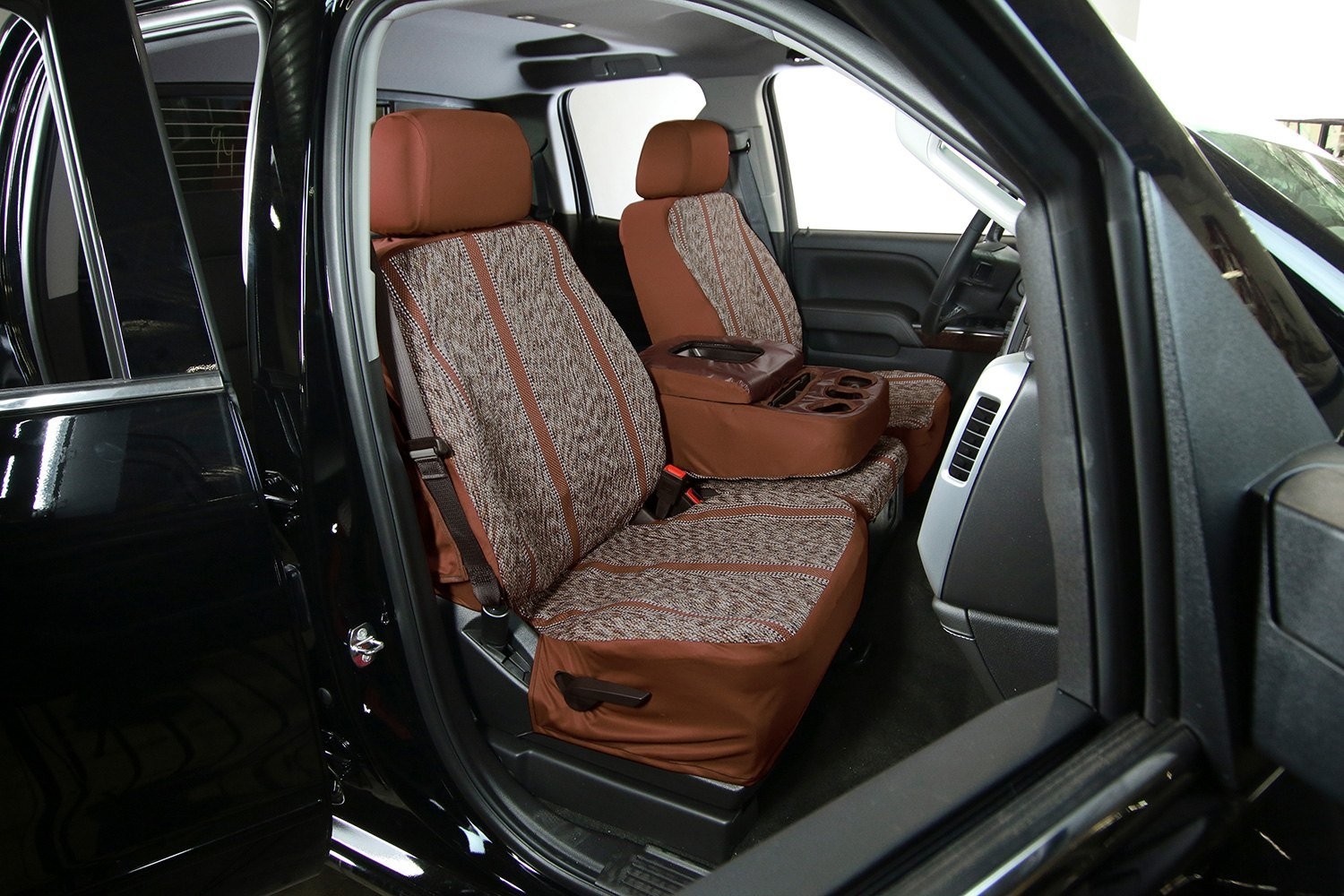 Saddleman 028118-02 Saddle Blanket 1st Row Brown Custom Seat Covers