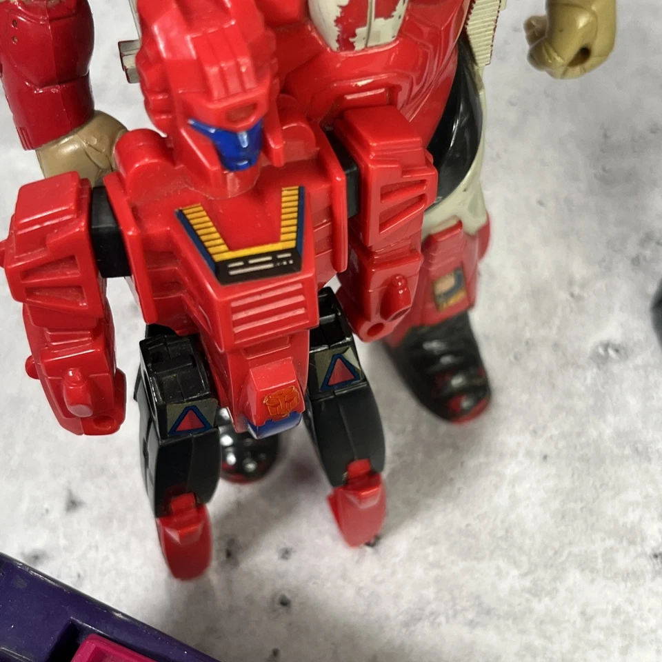 Vintage G1 Transformers Pretenders Lot - Cloudburst, Gunrunner, Landmine, Wave - Image 3 of 4