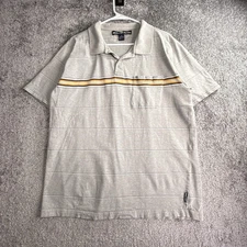 VINTAGE BULLHEAD SHIRT COLLARED MENS LARGE SHORT SLEEVE COTTON 90'S Y2K GRAY