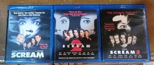 Scream Part 1, 2, 3 Trilogy Blu-ray David Arquette, Neve Campbell, Courteney