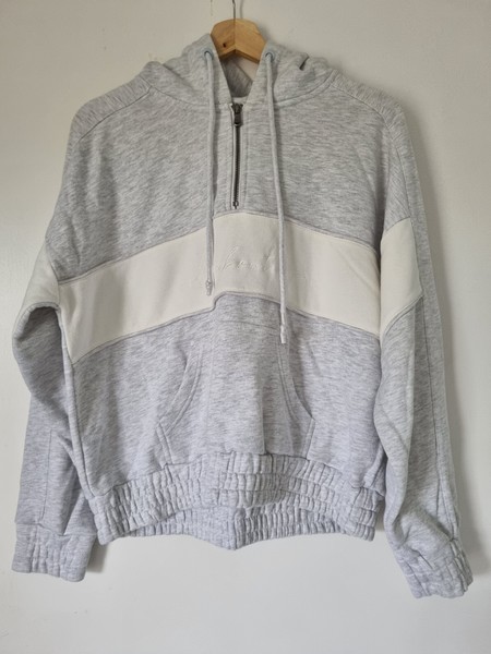 All About Eve grey half zip hoodie Size 12