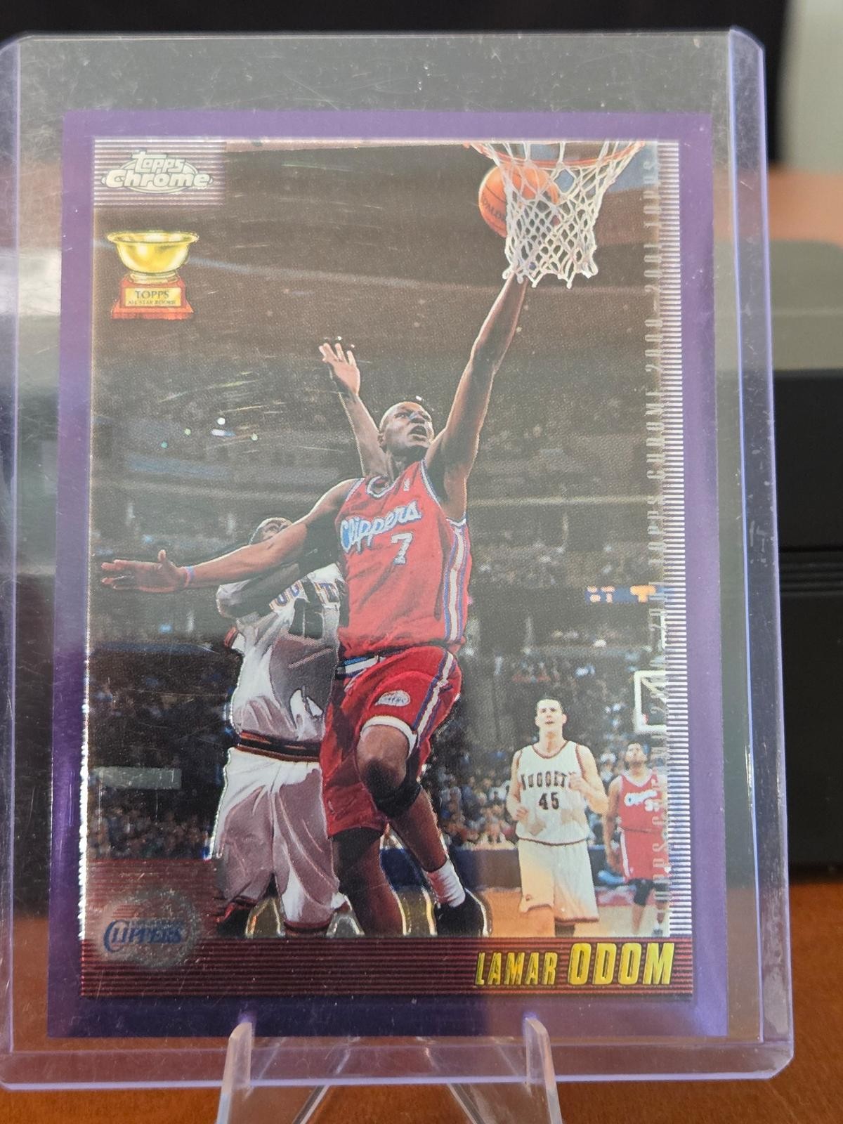 2000-01 Topps Chrome #48 Lamar Odom Refractor