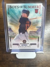 2025 Panini Boys of Summer #25 Jace Jung Rookie Red #/175 Tigers RC 