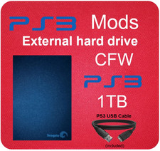 PS3 1tb External Hard Drive for Custom Firmware Select Format for all models