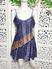 Circa 2000 Women  s Mini Satin Negligee Nightie Slip Silky Size M dium USA
