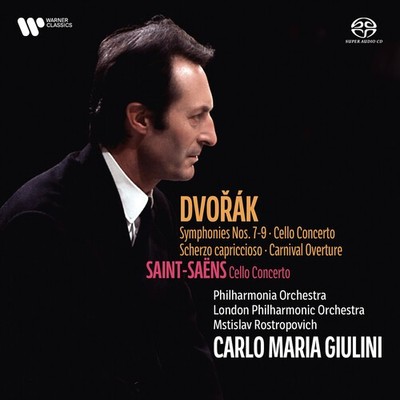Carlo Maria Giulini - Dvorak: Symphonies 7-9, Cello Concerto, Saint-Saens: Cello