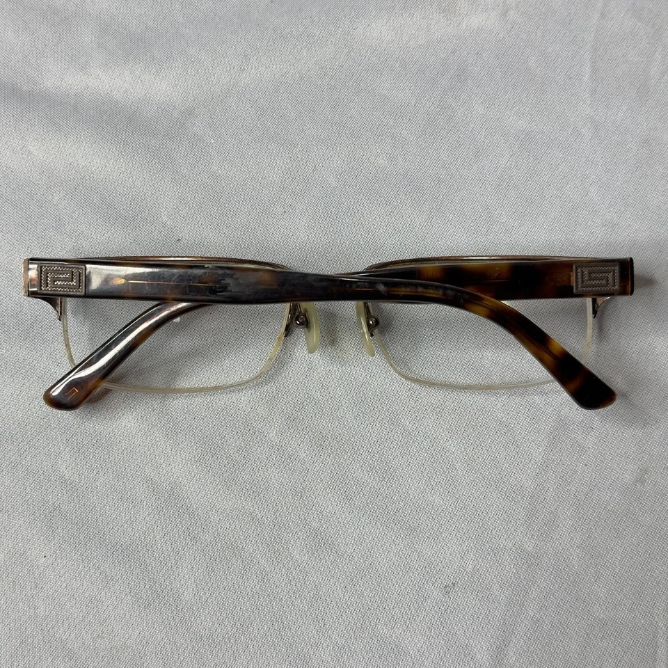 Monturas de gafas Versace para hombre 1269 5081 media montura de diseñador hechas en Italia 140 Foto 3 de 4