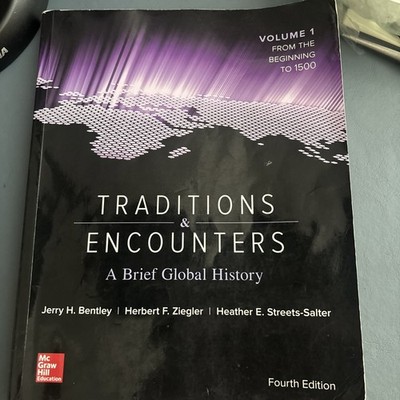 Traditions & Encounters: A - Paperback, by Bentley Jerry; Ziegler - 