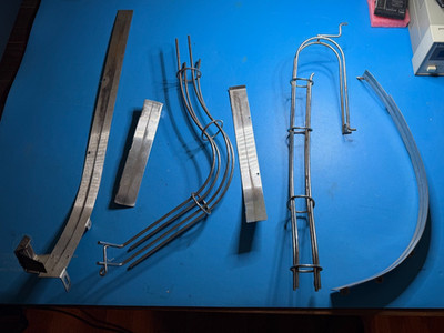 Williams High Speed Pinball Machine Playfield Wireform Ramps and Guides