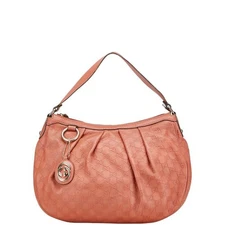 Gucci Sookie Pink Leather Shoulder Bag 36cm x 26cm x 12cm Used